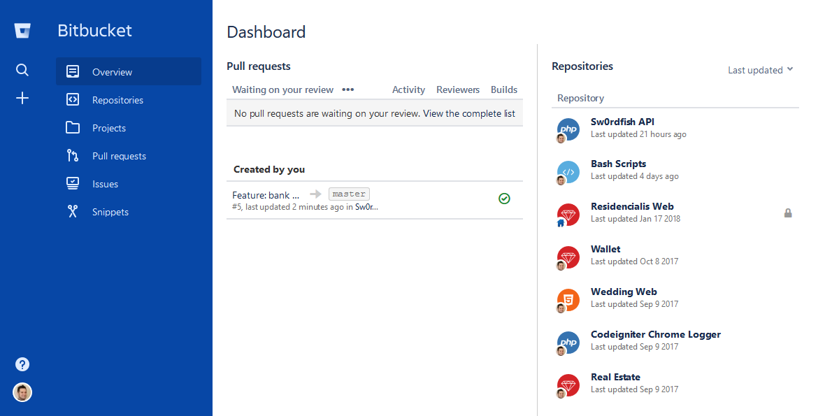 Razones por las que prefiero Bitbucket sobre GitHub – Gustavo Rubio