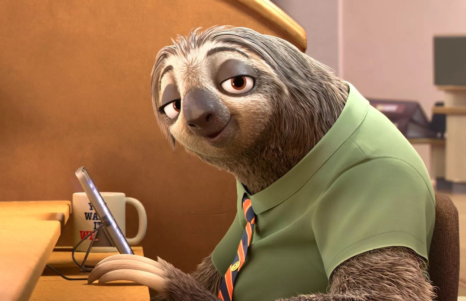 Sloth from Zootopia